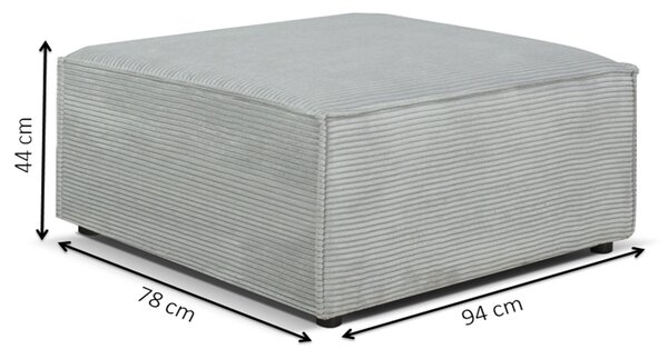 Zondo.hr Kutna garnitura Cuboid L (tamnosmeđa) (L). Akcija -8%. 1071638