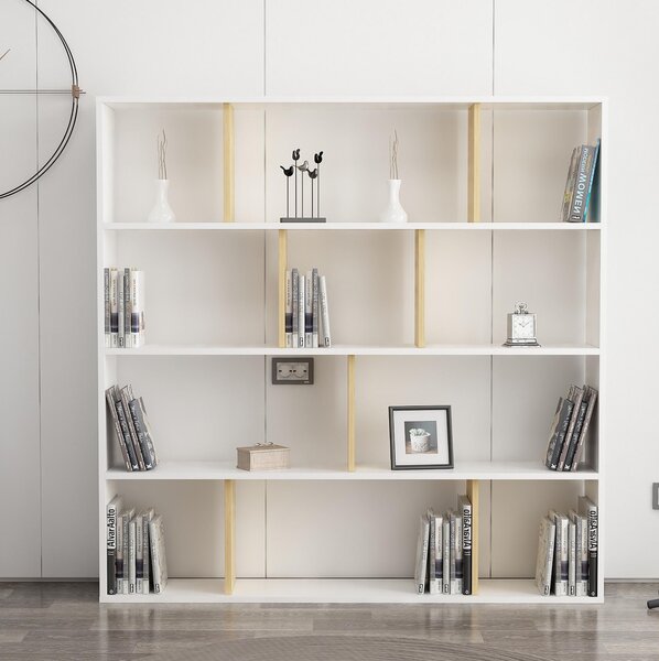 Zondo.hr Regal Bilubi (bijela + hrast). Akcija -28%. 1092924