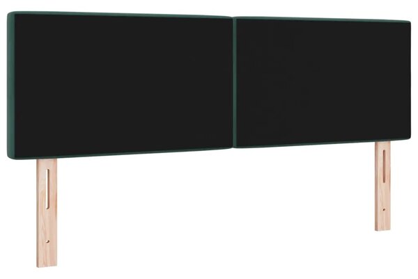 Uzglavlje Tamnozelena 160 cm Baršun - Tamnozelena 160 cm Nizak uzglavlju