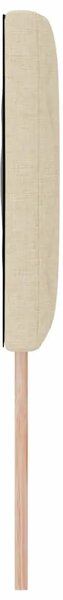 Uzglavlje Krema 144 cm tkanina - Krema 140 cm Nizak uzglavlju