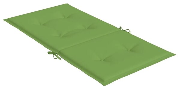Jastuci za stolice 6 kom prošarano zeleni 100x50x4 cm tkanina - Prošarana zelena 100 x 50 x 4 cm 6