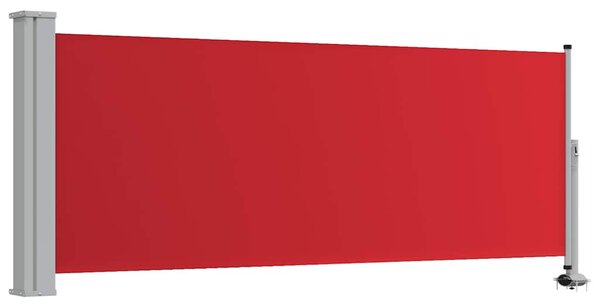 Uvlačiva bočna tenda za terasu 100 x 300 cm crvena - Crvena / 100 x 300 cm
