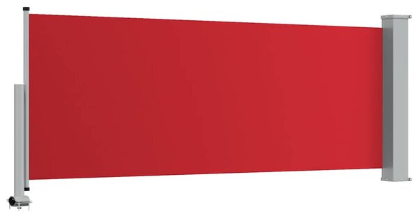 Uvlačiva bočna tenda za terasu 100 x 300 cm crvena - Crvena / 100 x 300 cm