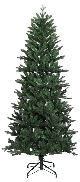 Umjetno božićno drvce s kuglicom 180 cm 300 LED lampica - Zelena 180 cm s LED-ima i ružičastim lopticama
