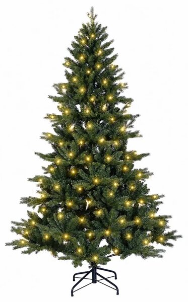 Umjetno božićno drvce s nogom 120 cm 150 LED lampica - 120 cm s LED svjetlima