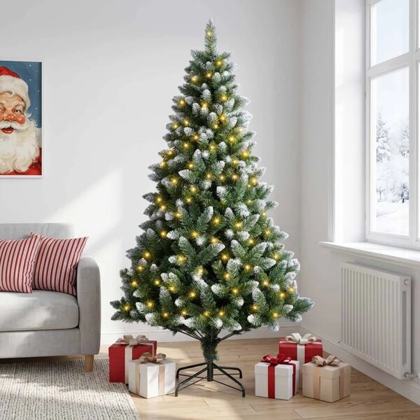 Umjetno božićno drvce 120 cm 150 LED lampica Topla bijela - 120 cm s LED svjetlima