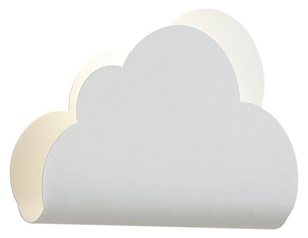 Dječja zidna svjetiljka bijeli oblak sa suncem - Cloudy