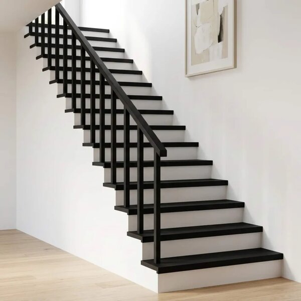 Step treads 2 kom. 70 x 30 x 2 cm Crna Čvrsto drvo bukve - Crna 70 x 30 x 2 cm 2