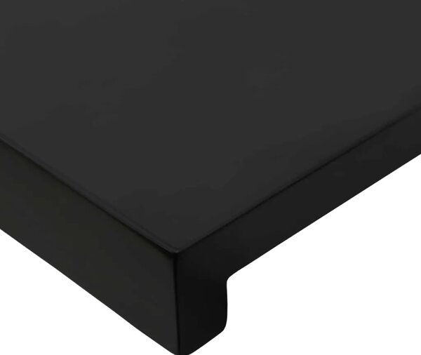 Step treads 2 kom. 100 x 30 x 2 cm Crna Čvrsto drvo bukve - Crna 100 x 30 x 2 cm 2
