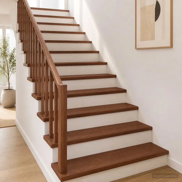 Stepenica 20 kom. 100 x 30 x 2 cm Tamno smeđa - Tamno smeđa 100 x 30 x 2 cm 20