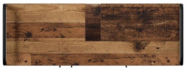 Set ormarića za kupaonicu 3 kom. Staro drvo 40 x 36 x 109 5 cm - Staro drvo Ormarić ispod sudopera (3 vrata) + viseći ormarić +