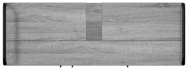 Set ormarića za kupaonicu 3 kom. Siva Sonoma 40 x 36 x 181 cm - Siva Sonoma Ormarić ispod sudopera (3 vrata) + viseći ormarić +