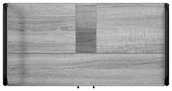 Set ormarića za kupaonicu 2 kom. Siva Sonoma 65 5 x 34 x 61 cm - Siva Sonoma Ormar s umivaonikom (2 vrata) + viseći ormar