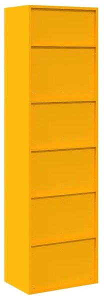 Ormarić za pohranu 2 kom. Žuta boja senfa 60 x 40 x 210 cm - Žuta boja senfa 60 cm 140 cm