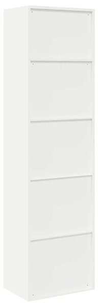 Ormarić za pohranu 2 kom. Bijeli 60 x 40 x 220 cm Čelik - Bijeli 60 cm 180 cm