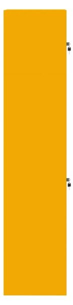 Ormarić za pohranu 2 kom. Žuta 60 x 40 x 180 cm Čelik - žuta boja senfa 60 cm 140 cm
