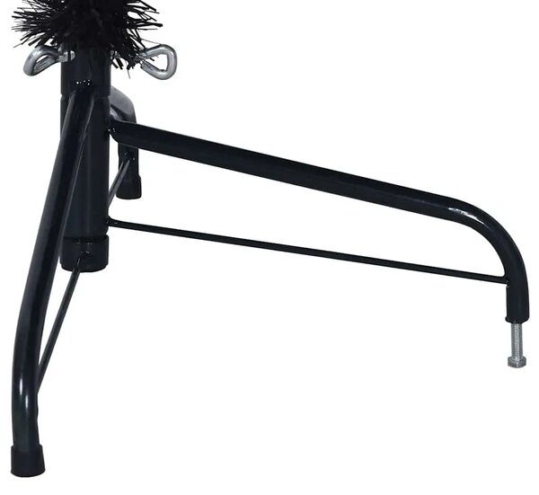 Umjetno predsvijetljeno božićno drvce Crna 240 cm PVC - Crna 240 cm bez perlica