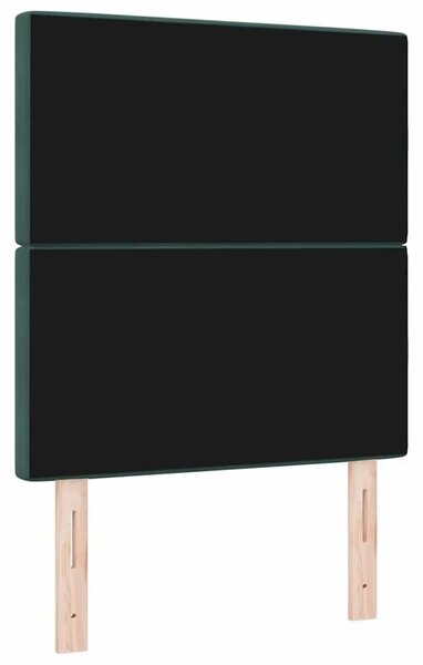 Uzglavlje Tamnozelena 80 cm Baršun - Tamnozelena 80 cm Visoki uzglavlje