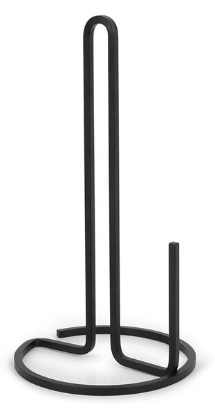 Crni željezan držač kuhinjskih ručnika ø 17 cm Squire – Umbra