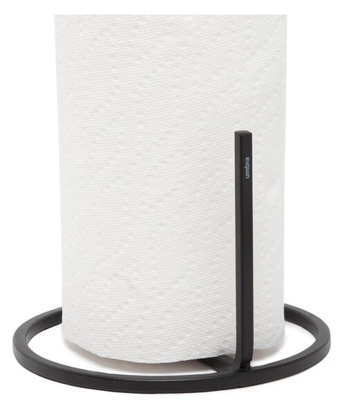 Crni željezan držač kuhinjskih ručnika ø 17 cm Squire – Umbra