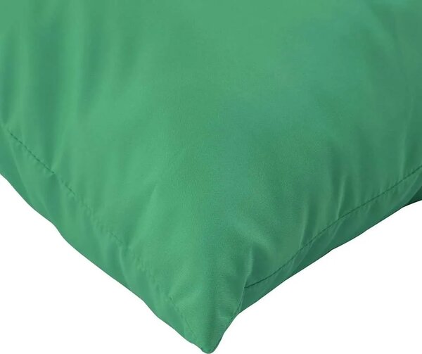 Jastuci za palete 3 kom zeleni od tkanine - Zelena kutna sofa