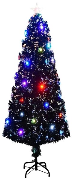 Osvijetljeno božićno drvce sa stalkom i LED 240 cm optička vlakna - 240 x 102 cm