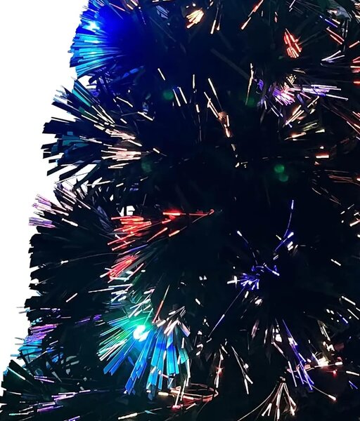 Osvijetljeno božićno drvce sa stalkom i LED 240 cm optička vlakna - 240 x 102 cm