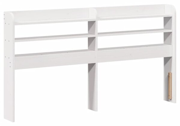 Okvir kreveta s uzglavljem bez madraca bijeli 160x200 cm - Bijela / 160 x 200 cm