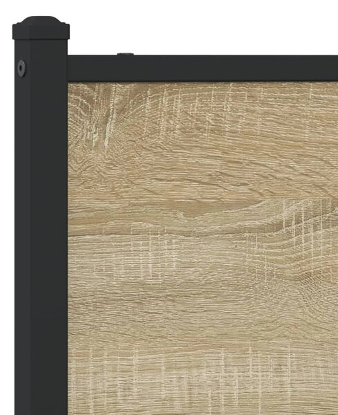 Metalni okvir kreveta bez madraca boja hrasta sonome 120x190 cm - Smeđa / 120 x 190 cm