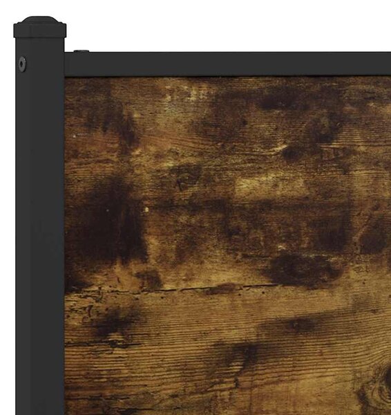 Metalni okvir kreveta bez madraca boja hrasta 107x203 cm - Smeđa / 107 x 203 cm