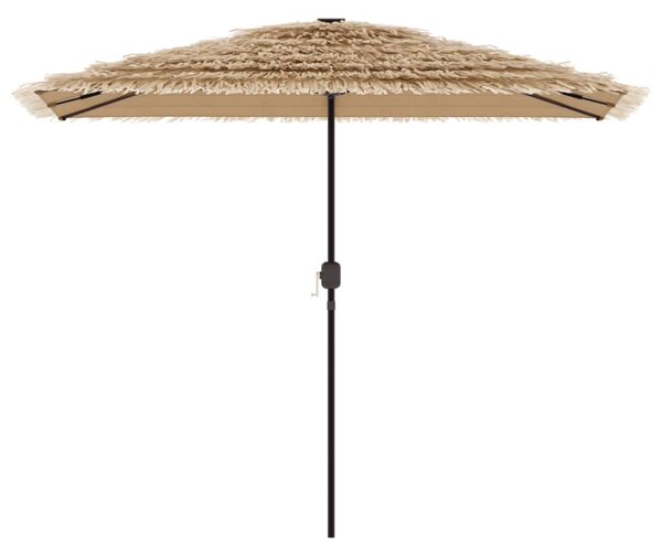 Vrtni suncobran s čeličnom šipkom smeđi 300x200x250 cm - Smeđa / 300 x 200 x 250 cm