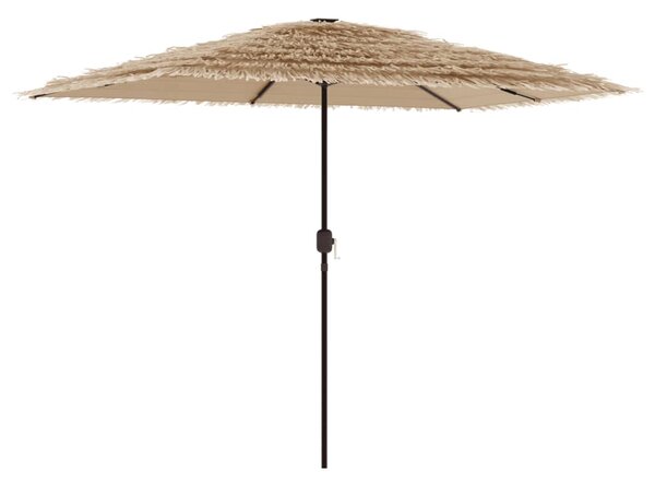 Vrtni suncobran s čeličnom šipkom smeđi 300x200x250 cm - Smeđa / 300 x 200 x 250 cm