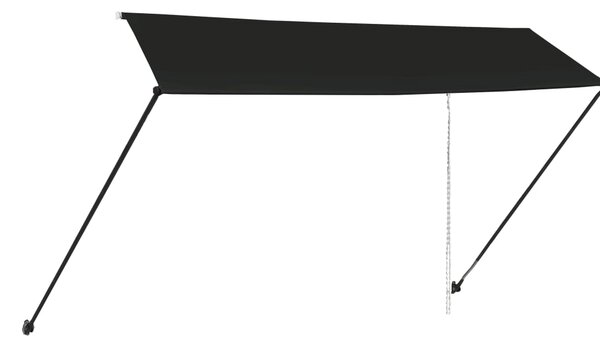 Tenda na uvlačenje s LED svjetlima 350 x 150 cm antracit - Antracitno siva / 350 x 150 cm