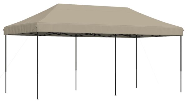 Sklopivi prigodni šator za zabave smeđesivi 580x292x315 cm - Tupe / N/A