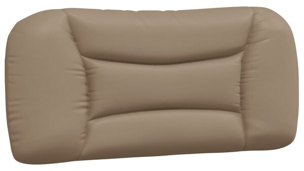 Krevet s madracem Hvar cappuccino boje 80 x 200 cm od umjetne kože - Smeđa / 80 x 200 cm