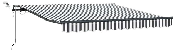 Tenda na automatsko uvlačenje LED antracit i bijela 300x250 cm - Antracitno siva / 300 x 250 cm