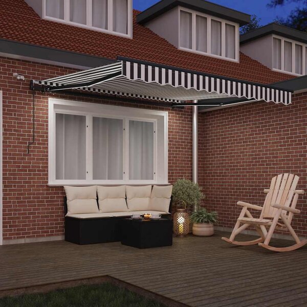 Tenda na automatsko uvlačenje LED antracit i bijela 300x250 cm - Antracitno siva / 300 x 250 cm