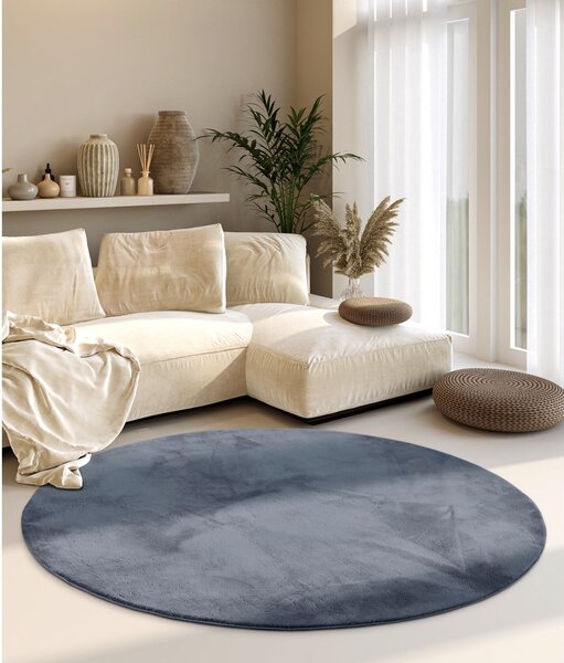 Antracitno sivi okrugao tepih ø 160 cm Leon – Villeroy&Boch