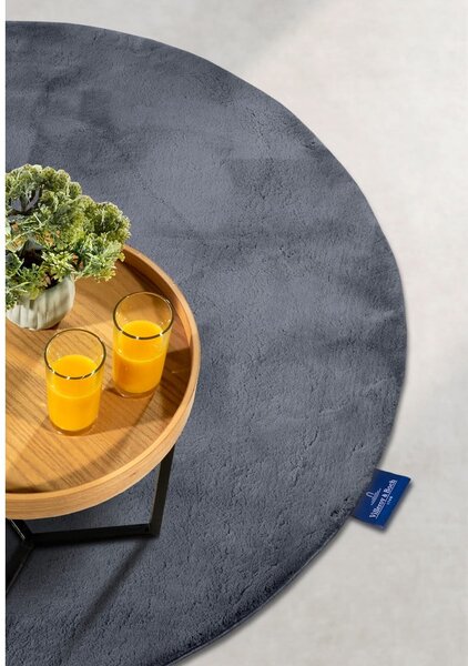 Antracitno sivi okrugao tepih ø 160 cm Leon – Villeroy&Boch
