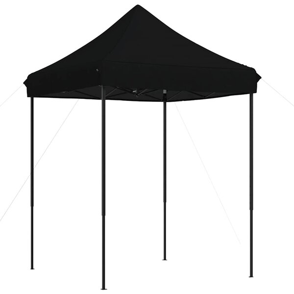 Sklopivi prigodni šator za zabave crni 200x200x306 cm - Crna / N/A