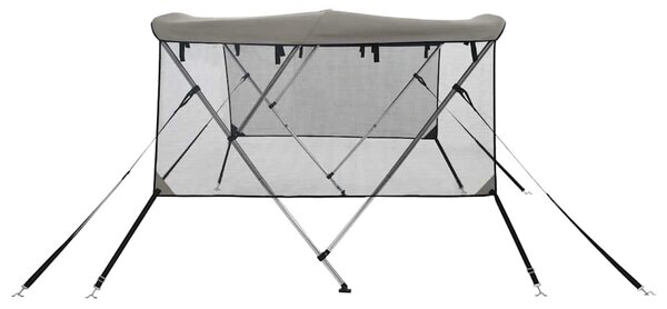 Tenda bimini s 3 luka i mrežastim zidovima 183x(185-198)x137 cm - Plava / 183 x (185-198) x 137 cm