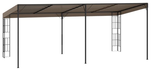 Zidna sjenica od tkanine 6 x 3 m smeđe-siva - Tupe / 6 x 3 m