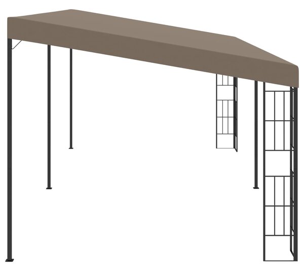 Zidna sjenica od tkanine 6 x 3 m smeđe-siva - Tupe / 6 x 3 m