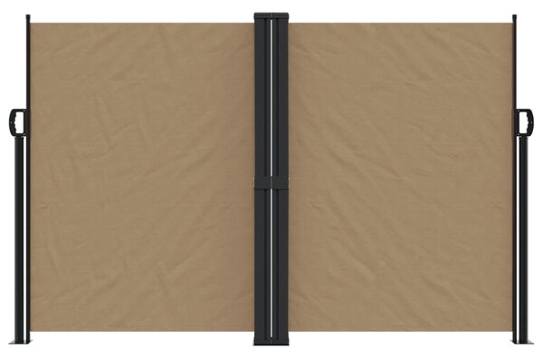 Bočna tenda na uvlačenje smeđesiva 160x1200 cm - Tupe / 160 x 1200 cm