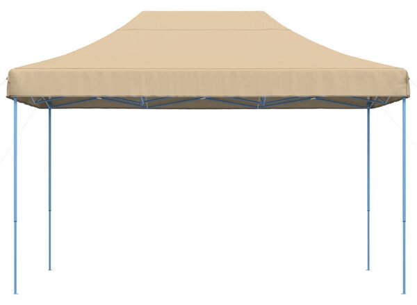 Sklopivi prigodni šator za zabave bež 410x279x315 cm - Bež / N/A
