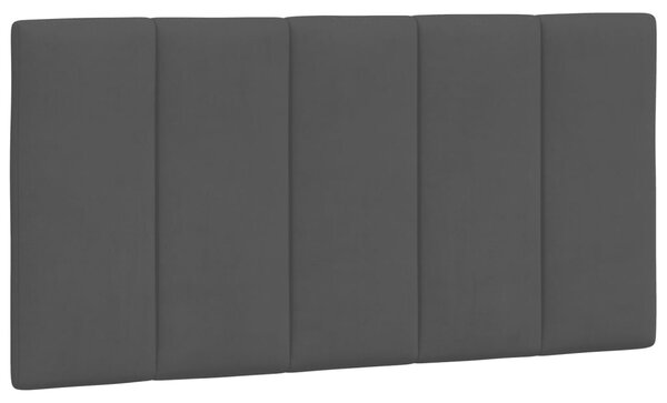 Krevet s madracem Hanko crni 100x200 cm baršunasti - Crna / 100 x 200 cm