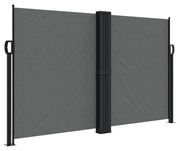 Bočna tenda na uvlačenje antracit 140 x 1200 cm - Antracitno siva / 140 x 1200 cm