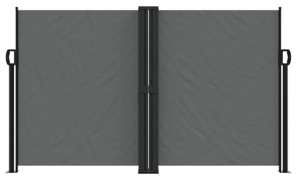 Bočna tenda na uvlačenje antracit 140 x 1200 cm - Antracitno siva / 140 x 1200 cm
