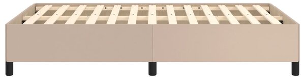 Okvir kreveta bez madraca cappuccina 120x190cm umjetne kože - Smeđa / 120 x 190 cm