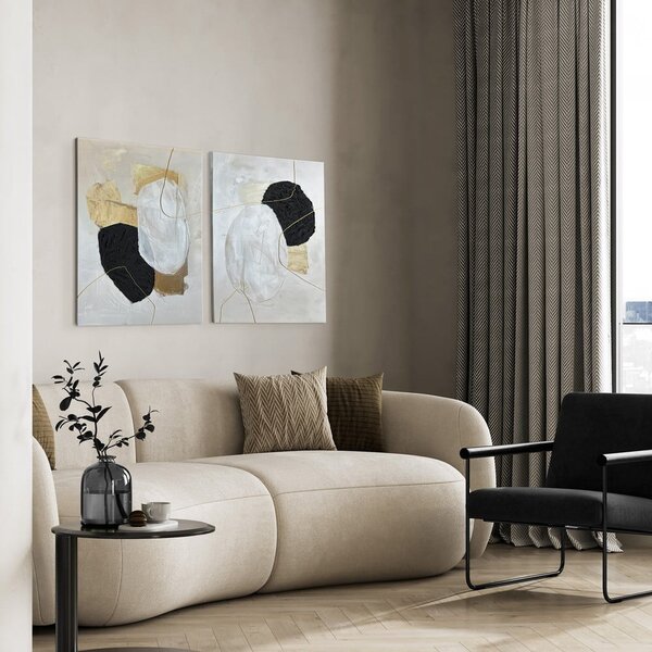 Slike sa ručno oslikanim elementima u setu od 2 kom 50x70 cm Crystal – Styler
